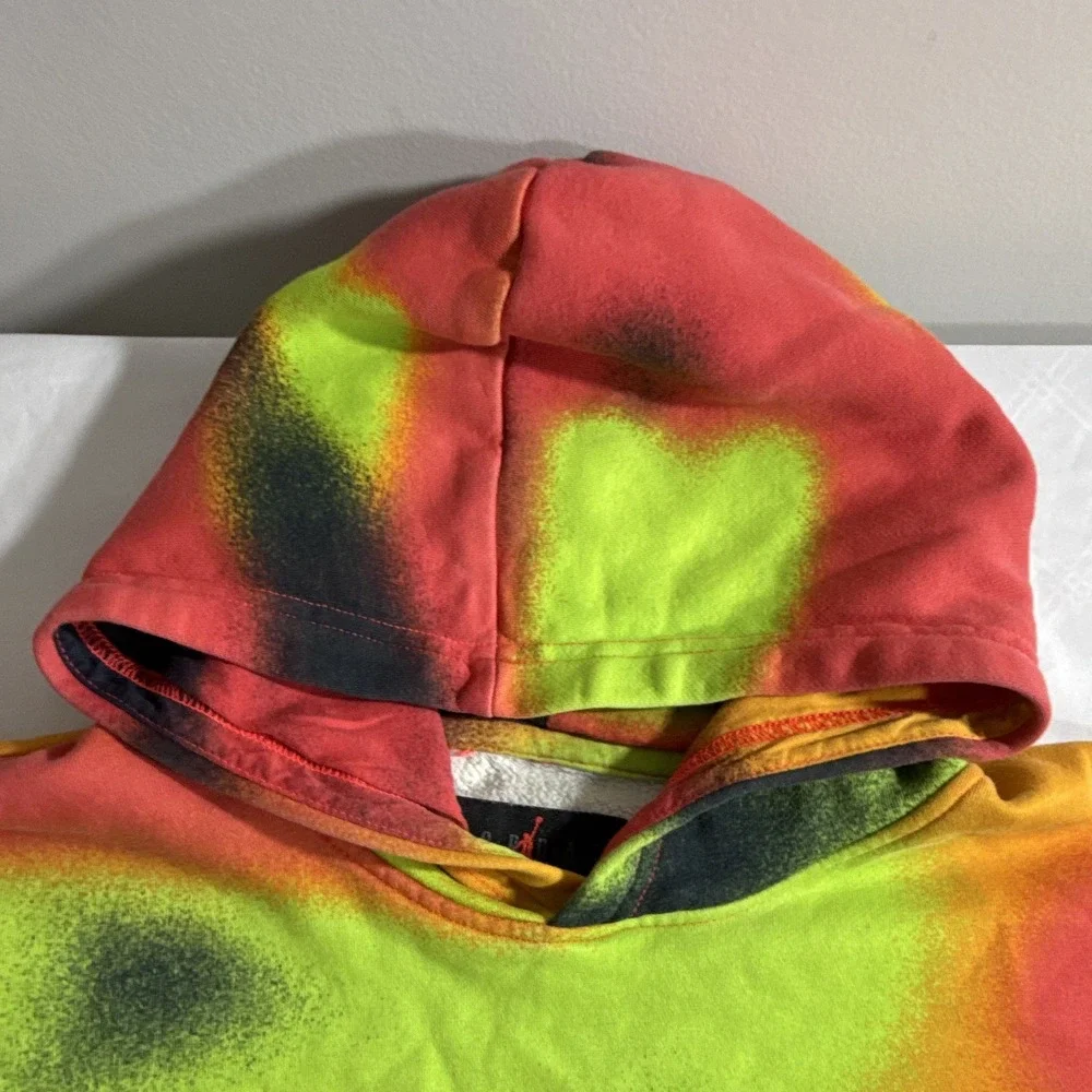 Jordan Jumpman MVP Nike Fleece Retro Pullover Hoodie Multicolor Mens L CV0053